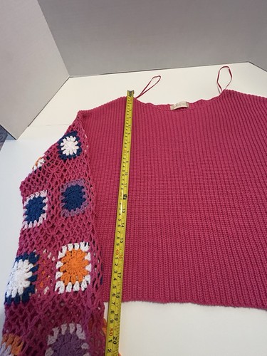 Cropped knit sweater hippy - cropped,
